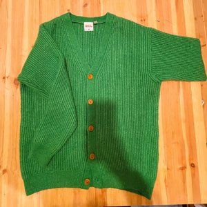 John Boyega x H&M Slime Green Oversized Chunky Cardigan | S